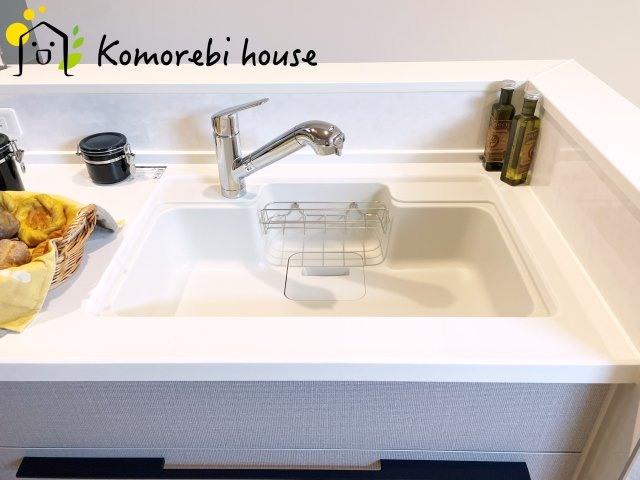 北本市本町3丁目　新築一戸建て　セレクト花水木　Aのキッチン|コンパクトなキッチンで掃除もラクラク