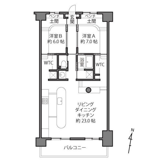 【間取り】 | エグザガーデンブリーズ館