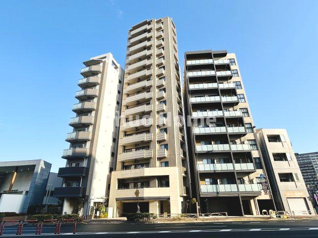 クレストフォルム亀戸ビュータワーの外観|2006年11月築。ペットの飼育可能マンションです。