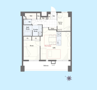 【間取り】 | ウィズウィース渋谷神南N棟