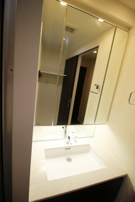 オープンレジデンス赤坂テラスの洗面所