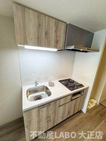 プレサンス天王寺デルニエのキッチン