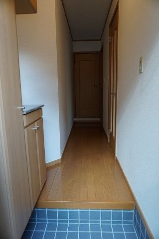 ハイツラフレシールの玄関
