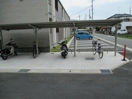 加古郡播磨町南大中３丁目のアパートのその他|駐輪スペース