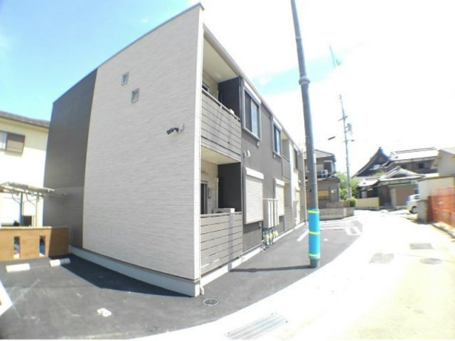 神戸市北区有野町二郎のアパートの外観