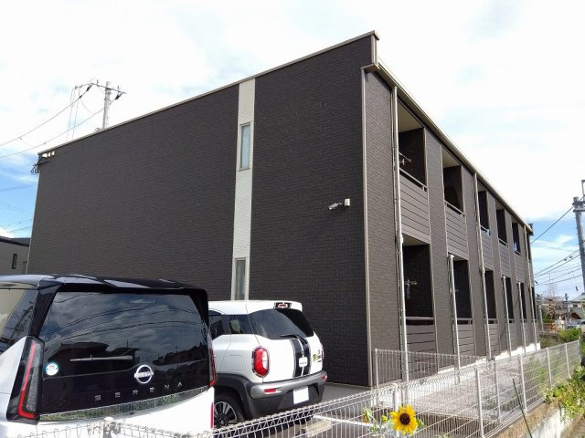 明石市藤江のアパートの外観