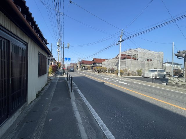 売地・住宅用地　郡山市富久山町福原字福原　明健小・明健中の前面道路含む現地写真|現況お渡しです。測量済みです