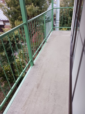 【バルコニー】 | 入地グリーンハウス | お洗濯にも便利なバルコニー付き