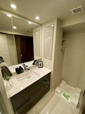 【独立洗面台】 | シティハウス目黒ザ・ツインSOUTH棟 | 独立洗面台、朝の身支度には欠かせません