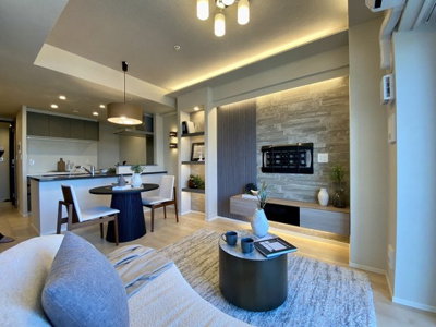 【居間・リビング】 | シティハウス目黒ザ・ツインSOUTH棟 | ゆったり過ごせるリビングです