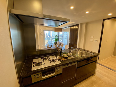 【キッチン】 | シティハウス目黒ザ・ツインSOUTH棟 | お料理しやすいキッチンです