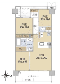 【間取り】 | 茨木ガーデンレジデンス