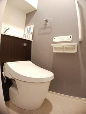 【トイレ】 | アクアプラ浅江７　Ⅰ | ゆったりとした空間のトイレです