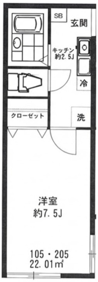 【間取り】 | ベルトリー沼袋