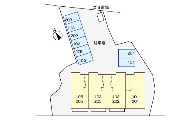 ネオブライト　カコ　　刈谷市近郊の賃貸はクラスホーム刈谷店の駐車場