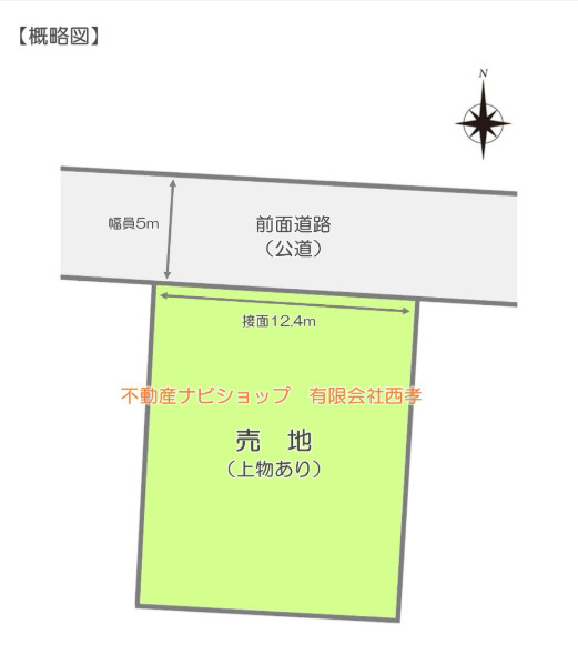 岡山市南区西市の区画図