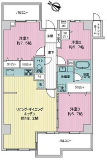 【間取り】 | ライオンズガーデン西浦和