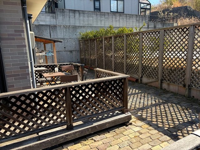 玉野市田井5丁目の庭