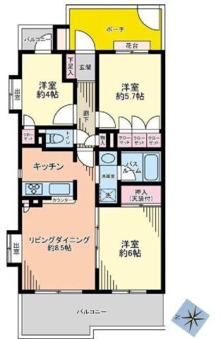 三鷹市野崎２丁目の中古マンション