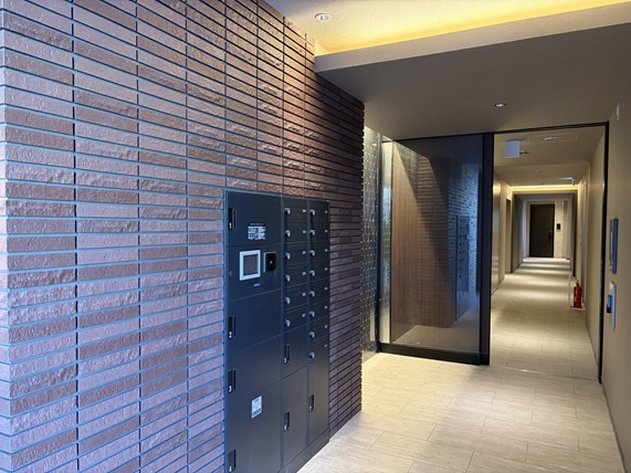 セントリビエ江北のエントランス