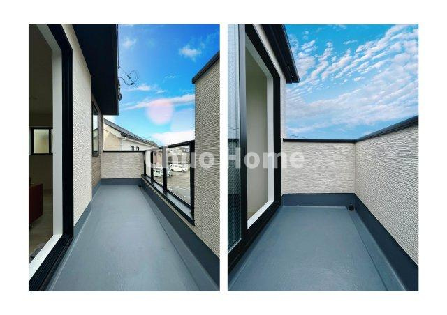 江戸川区北篠崎2丁目新築分譲住宅のバルコニー|バルコニー×2