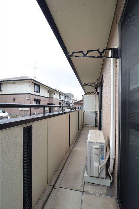 ハイカムールウエストリバー　A棟のバルコニー