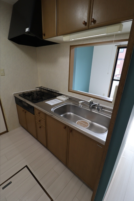 ハイカムールウエストリバー　A棟のキッチン