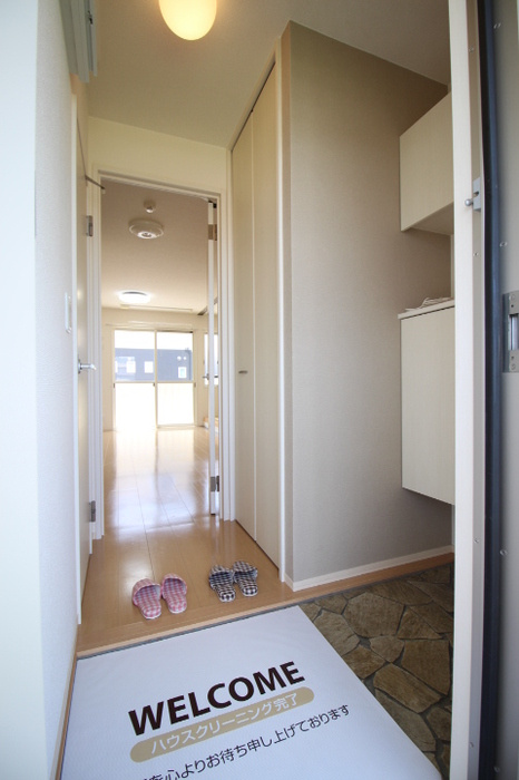 グランドソレイユ　A棟の玄関