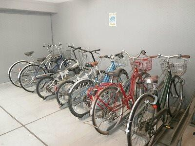 ジュエル板橋区役所前のその他共用部分|駐輪場です