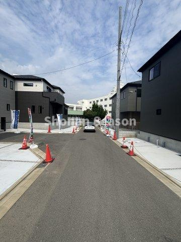 【現地画像あり】秦野市第3戸川　全5棟　1号棟の前面道路含む現地写真|全５棟あり、新しいコミュニティも築きやすいです♪