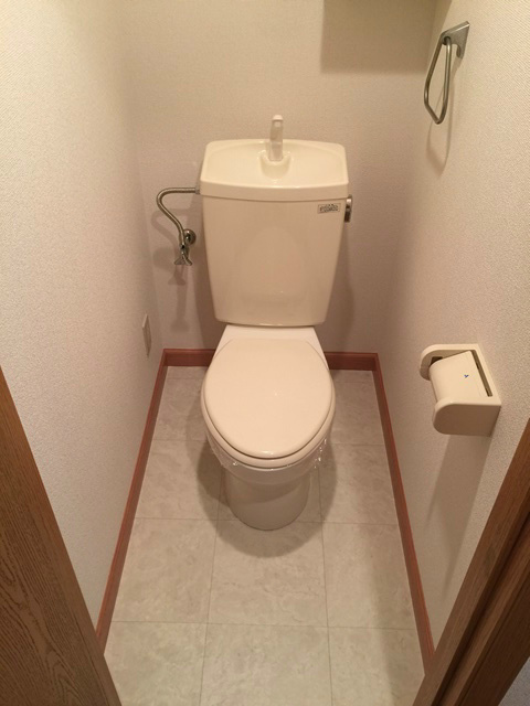 岸和田市三田町のハイツのトイレ|落ち着いた色調のトイレです