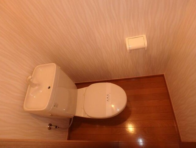 サンライズヒルのトイレ|退去前の為、以前の写真です。