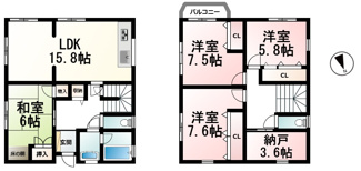 【間取り】 | 仰木の里２丁目