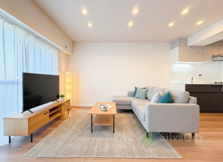 【居間・リビング】 | カースル常盤台 | リビングダイニングキッチン　当日のご見学、可能です！お気軽にお問い合わせください！※0120-133-468　「これは生成AIによる画像です」