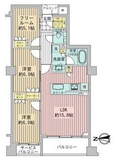 【間取り】 | プレサンスグラン京都東洞院