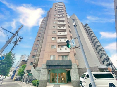 【外観】 | ワコーレレジクス兵庫 | タイル張りの綺麗な外観♪15階建ての10階部分♪南向き角部屋です♪