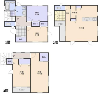 【間取り】 | 兵庫区上祇園町　新築戸建 | 4LDK、土地面積117.57平米、建物面積110.97㎡平米♪