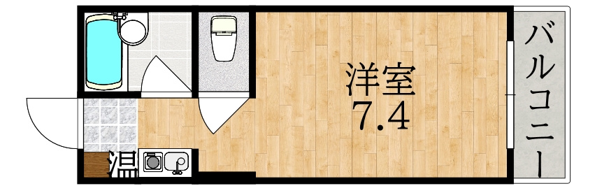 ダイワ学園前ロジングハウスＣの間取り