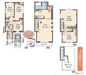 杉並区上井草３丁目　新築戸建て　２号棟の画像