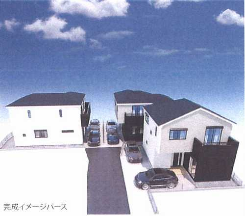 大和市下鶴間5期 新築戸建 全6棟の外観パース