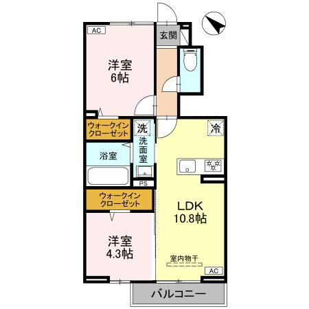 【間取り】 | CLASSEUM桶川泉　Ⅲ