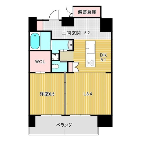 Lausanneの間取り