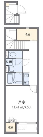 三木市平田のアパートの間取り|代表的な間取のため実際の間取とは異なる場合があります