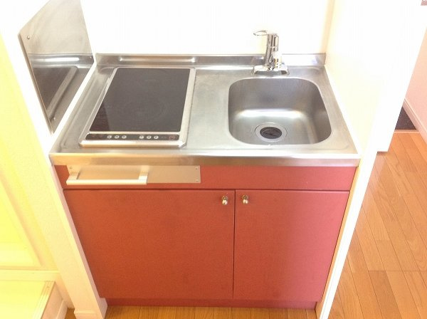 明石市藤江のアパートのキッチン