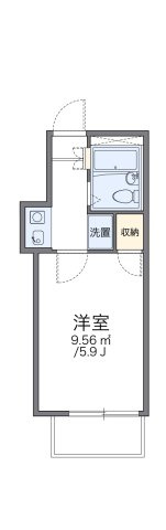 レオパレス長田の間取り