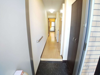 【展望】 | レオネクストグレイス中長尾 | 玄関ドアは防犯サムターン設置