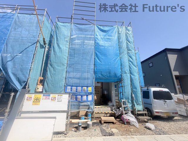 三郷市彦糸1丁目　新築戸建　全6棟　1号棟の外観|現地の写真になります。