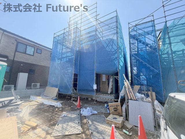 三郷市彦糸1丁目　新築戸建　全6棟　1号棟の外観|現地の写真になります。