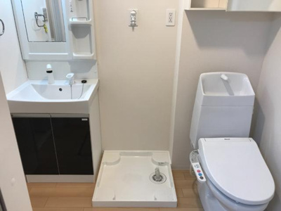 【洗面所】 | ボンヌール・リガシー | 室内洗濯機置場