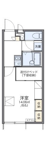 【間取り】 | レオパレスレインボー松ヶ丘